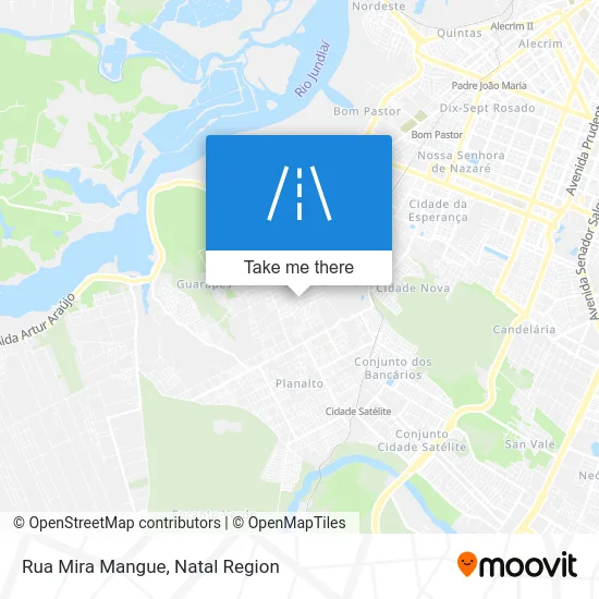 Rua Mira Mangue map