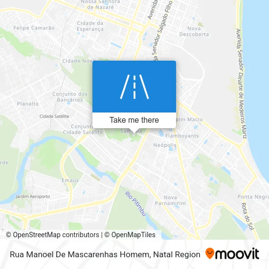 Rua Manoel De Mascarenhas Homem map