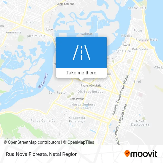 Rua Nova Floresta map