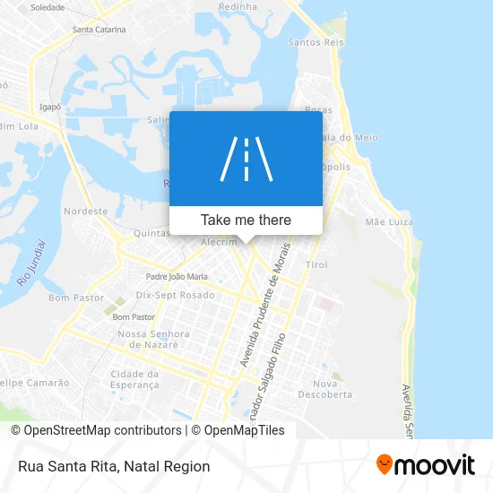 Rua Santa Rita map