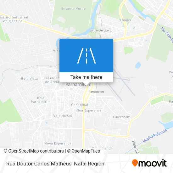 Rua Doutor Carlos Matheus map