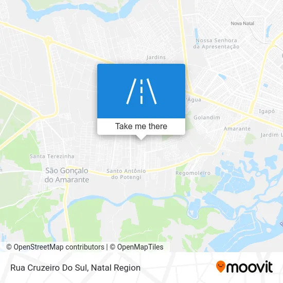 Rua Cruzeiro Do Sul map