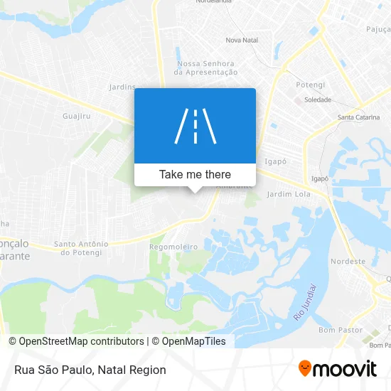 Rua São Paulo map