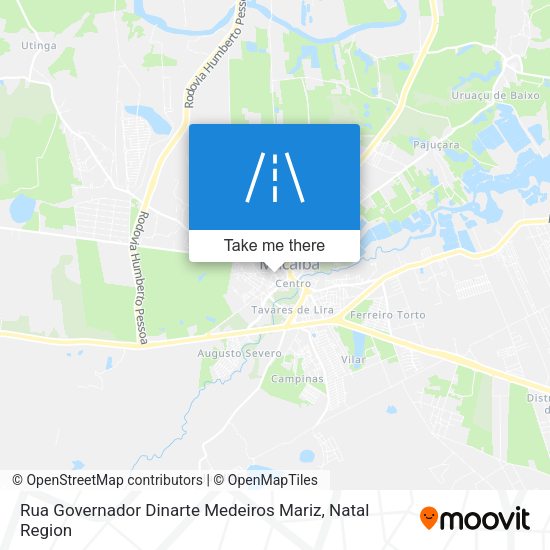 Rua Governador Dinarte Medeiros Mariz map