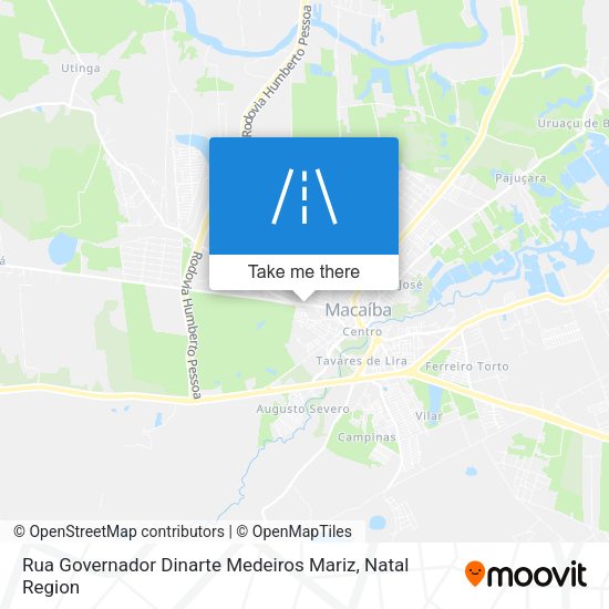 Rua Governador Dinarte Medeiros Mariz map