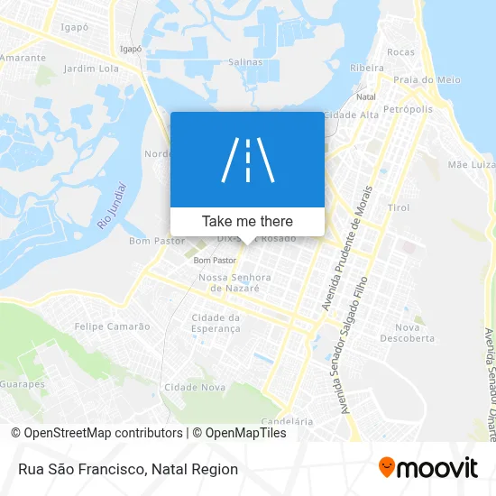 Rua São Francisco map