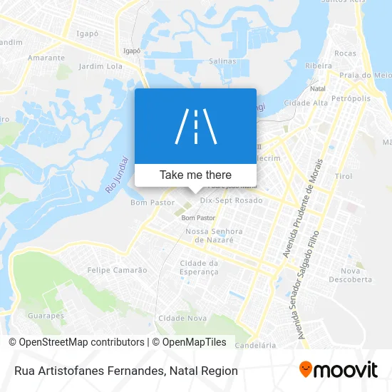 Rua Artistofanes Fernandes map