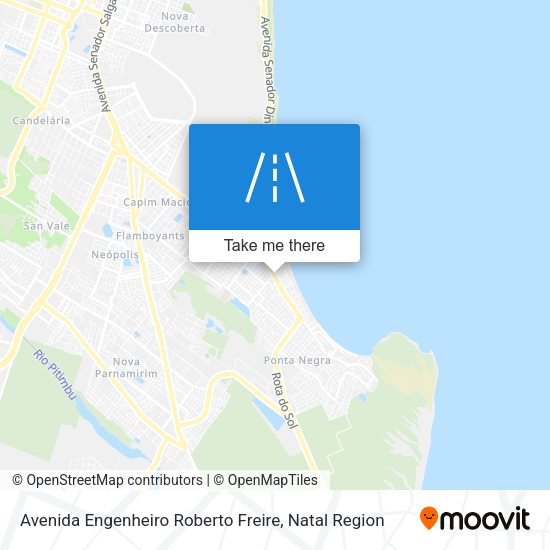 Avenida Engenheiro Roberto Freire map
