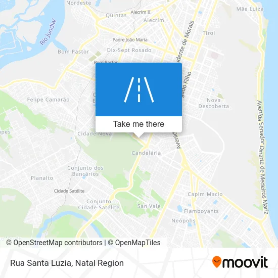 Rua Santa Luzia map