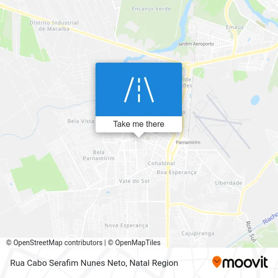 Rua Cabo Serafim Nunes Neto map