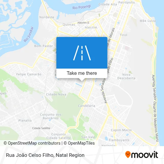 Rua João Celso Filho map