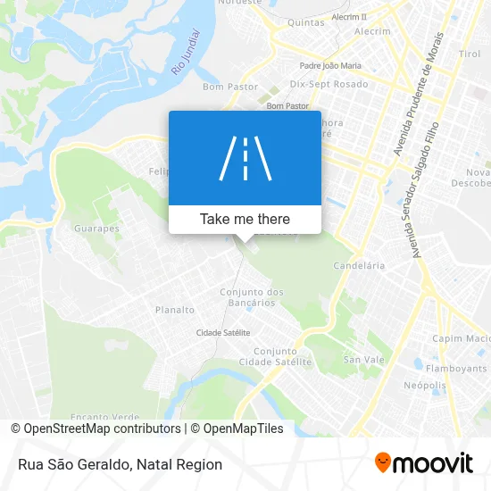 Rua São Geraldo map