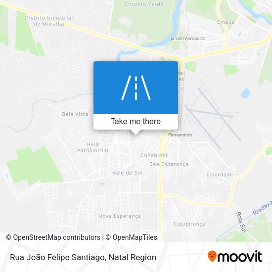 Rua João Felipe Santiago map