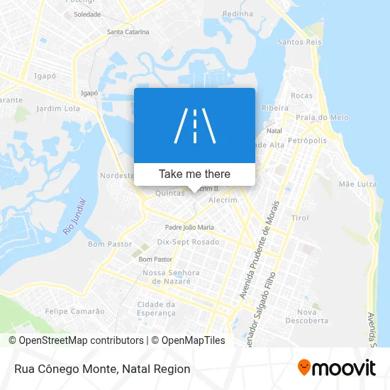 Rua Cônego Monte map