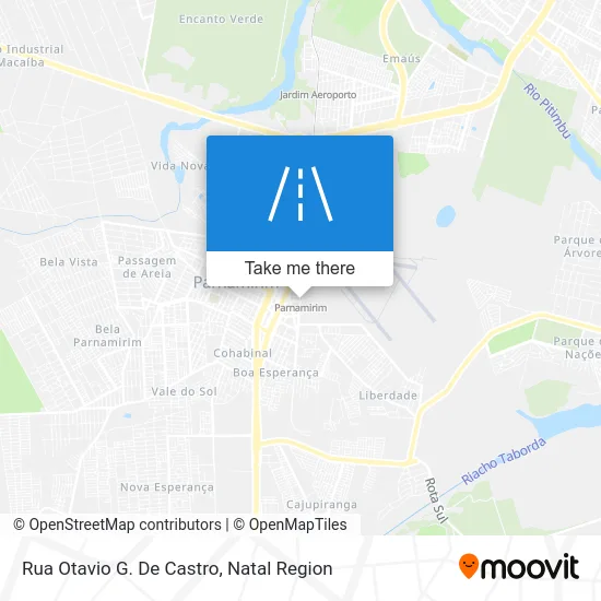 Rua Otavio G. De Castro map
