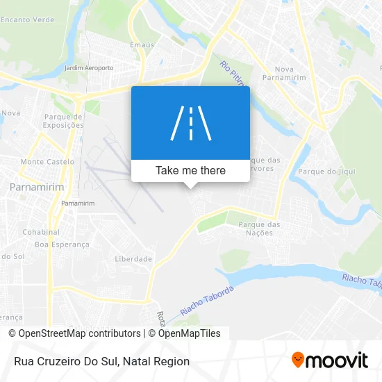 Rua Cruzeiro Do Sul map