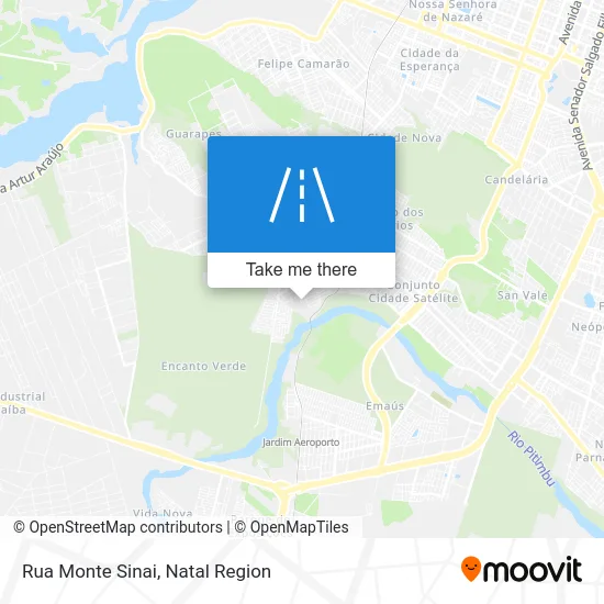 Rua Monte Sinai map