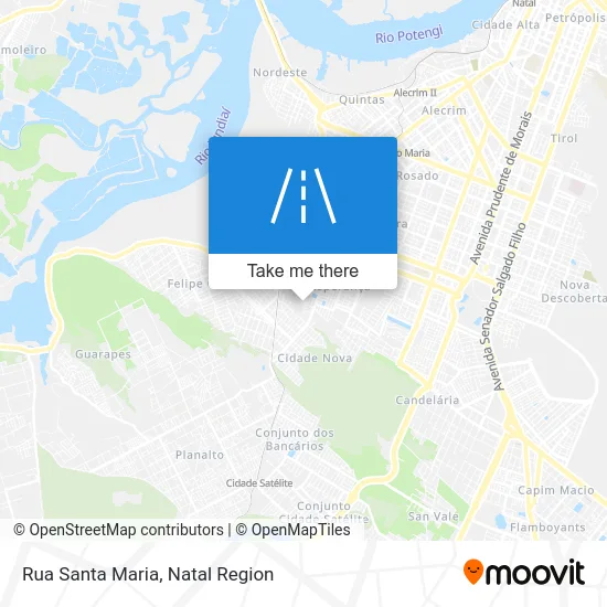 Rua Santa Maria map