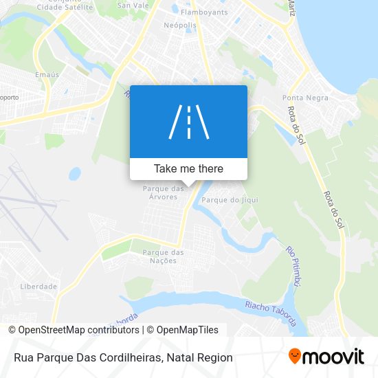 Rua Parque Das Cordilheiras map