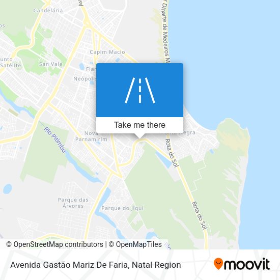 Avenida Gastão Mariz De Faria map