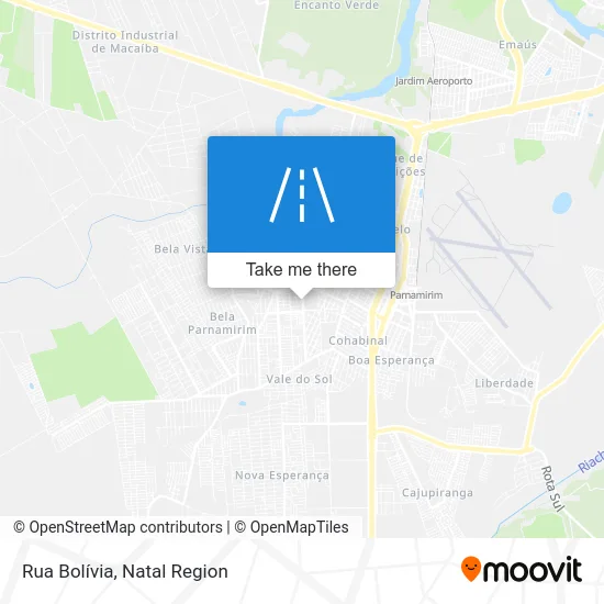 Rua Bolívia map