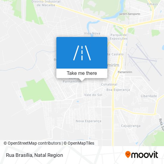 Rua Brasília map