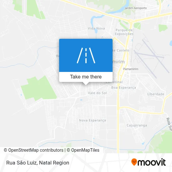 Rua São Luiz map