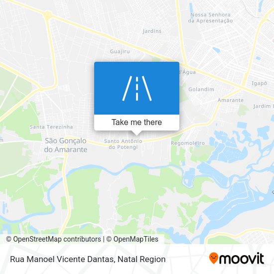 Rua Manoel Vicente Dantas map