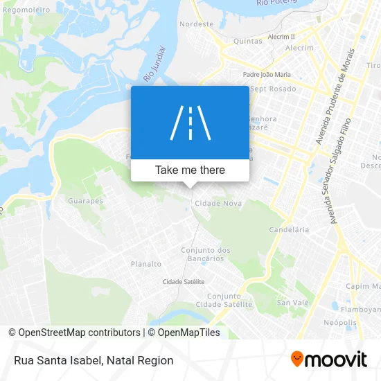 Rua Santa Isabel map