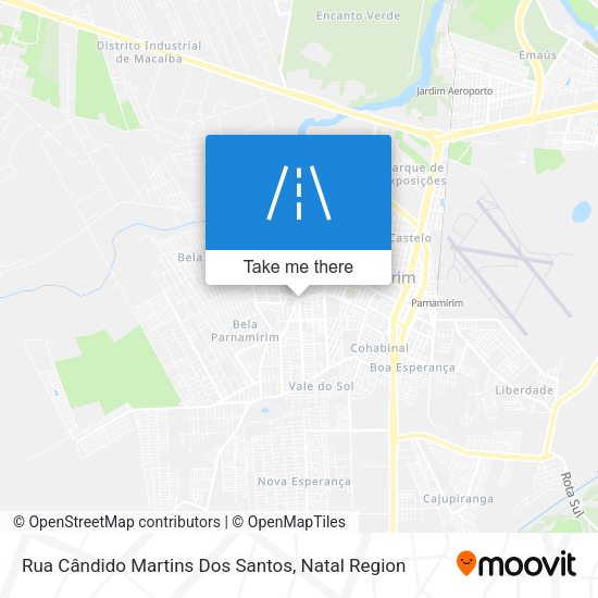 Rua Cândido Martins Dos Santos map