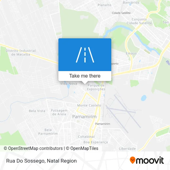 Rua Do Sossego map