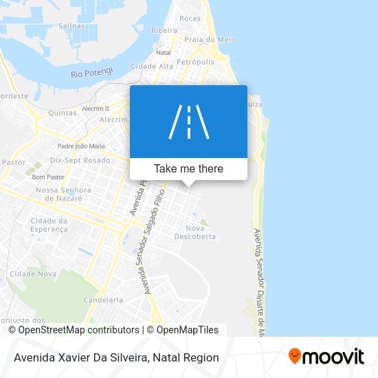 Avenida Xavier Da Silveira map