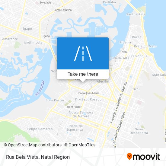 Rua Bela Vista map