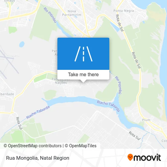 Rua Mongolia map