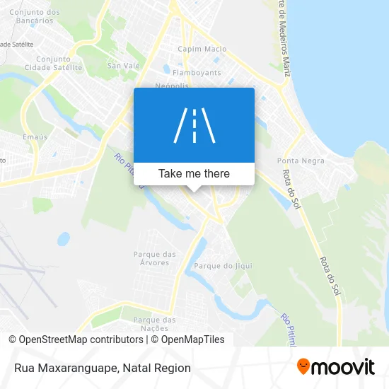 Rua Maxaranguape map