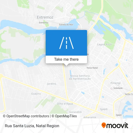 Rua Santa Luzia map