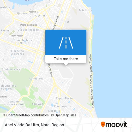 Anel Viário Da Ufrn map