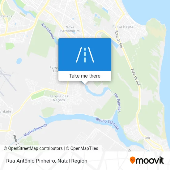 Rua Antônio Pinheiro map