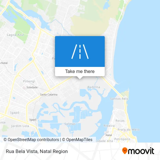 Rua Bela Vista map