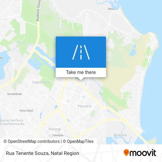 Rua Tenente Souza map