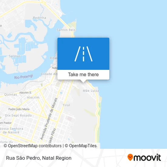 Rua São Pedro map