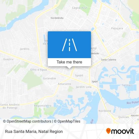 Rua Santa Maria map