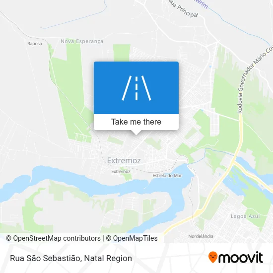 Rua São Sebastião map