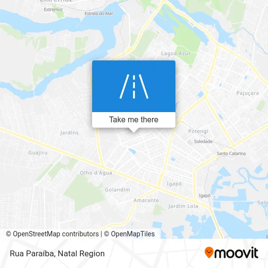 Rua Paraíba map