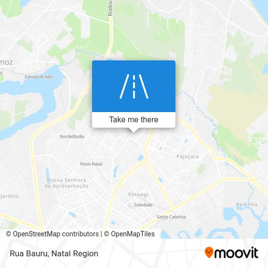 Rua Bauru map