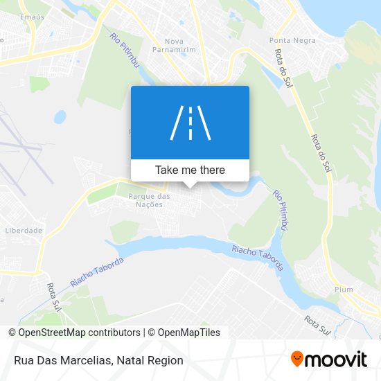 Rua Das Marcelias map