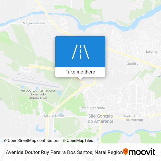 Avenida Doutor Ruy Pereira Dos Santos map