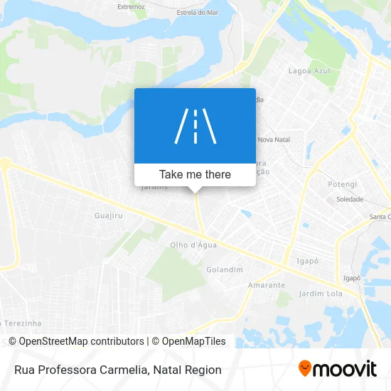 Rua Professora Carmelia map