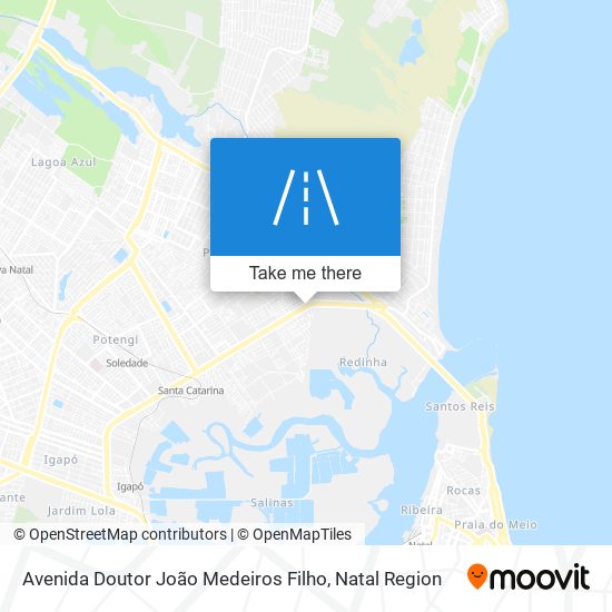 Mapa Avenida Doutor João Medeiros Filho
