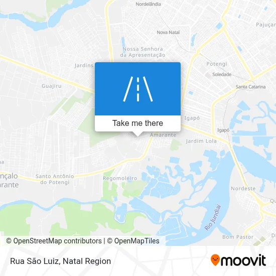 Rua São Luiz map